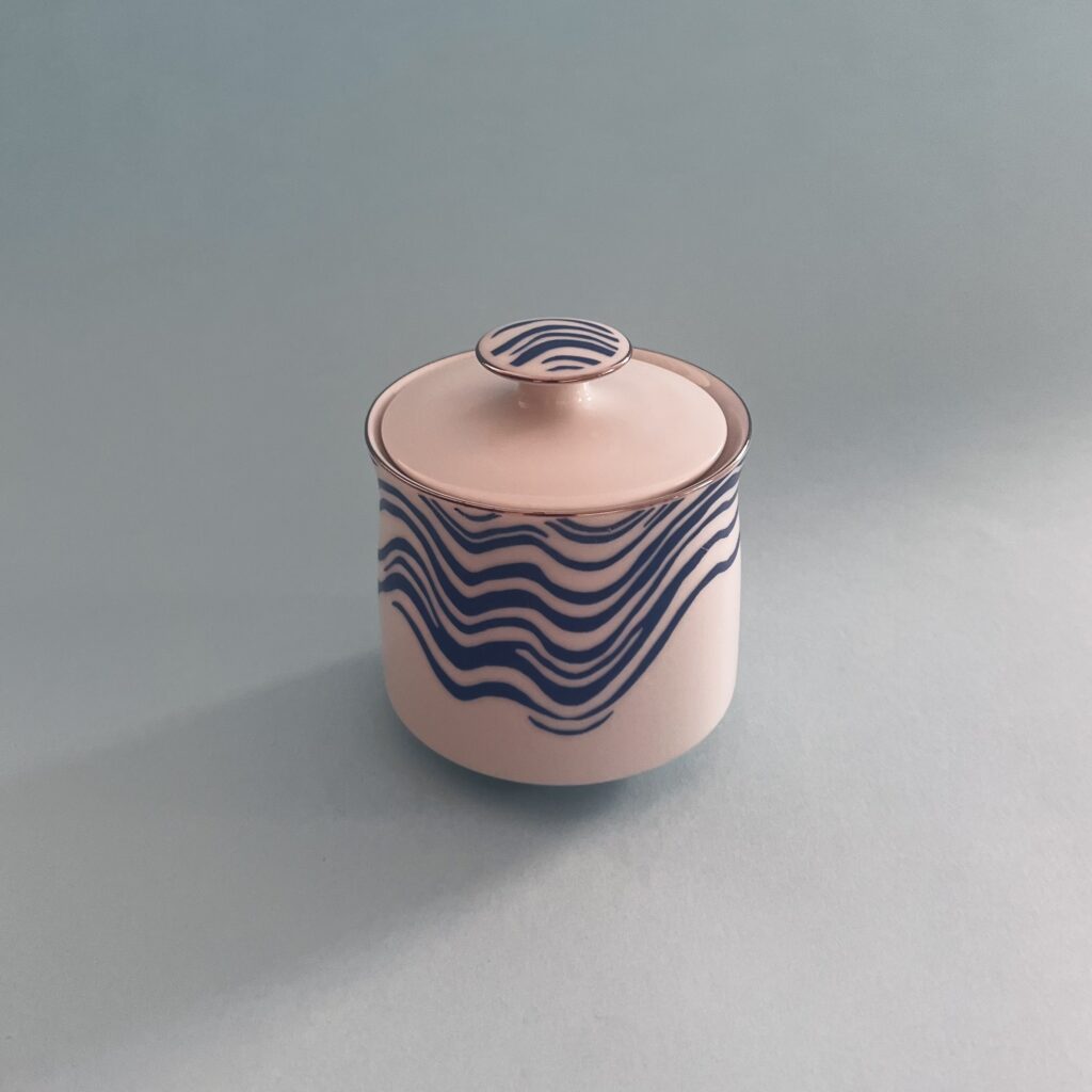 Zuckerdose „Zebra“