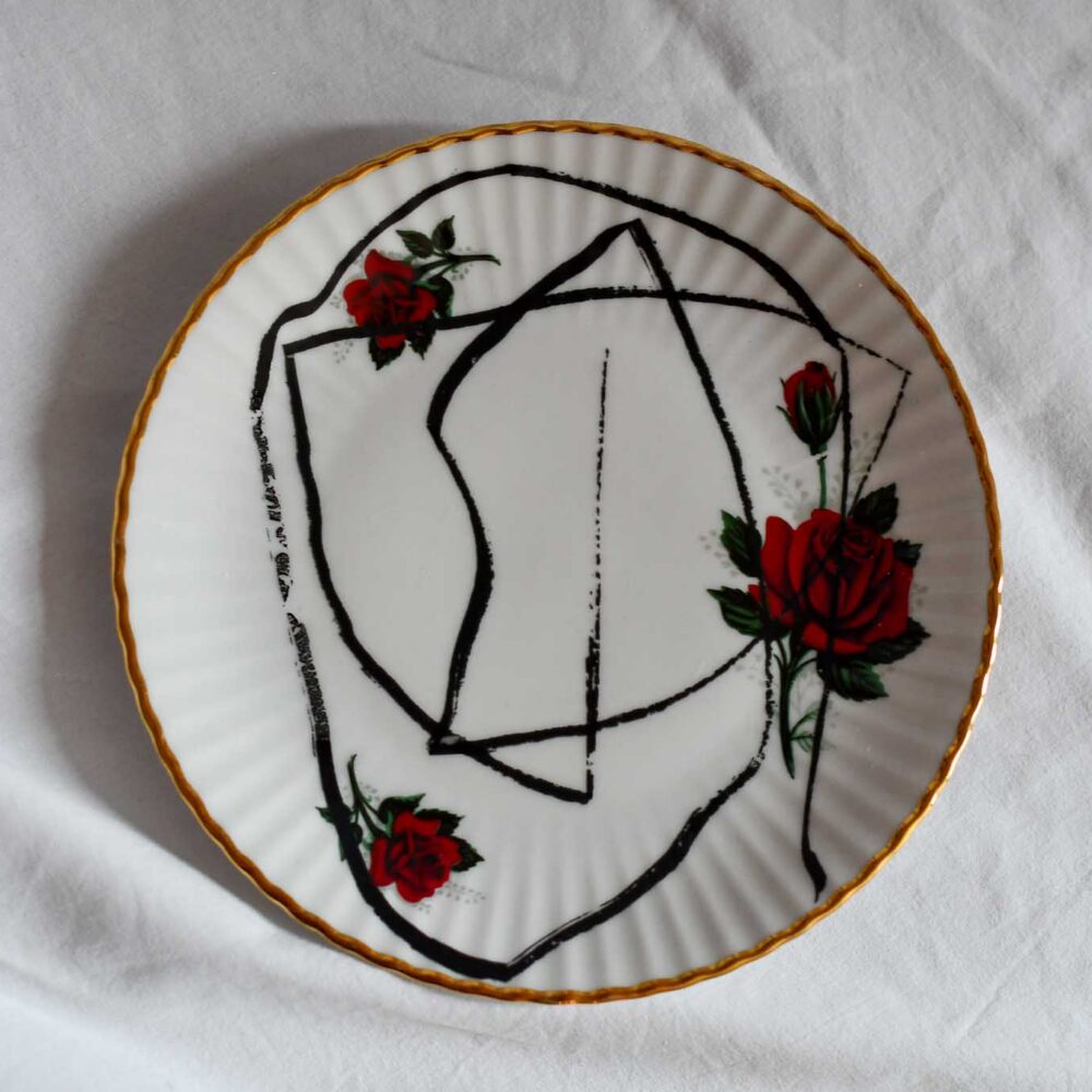 Teller „Lines’n’Roses“